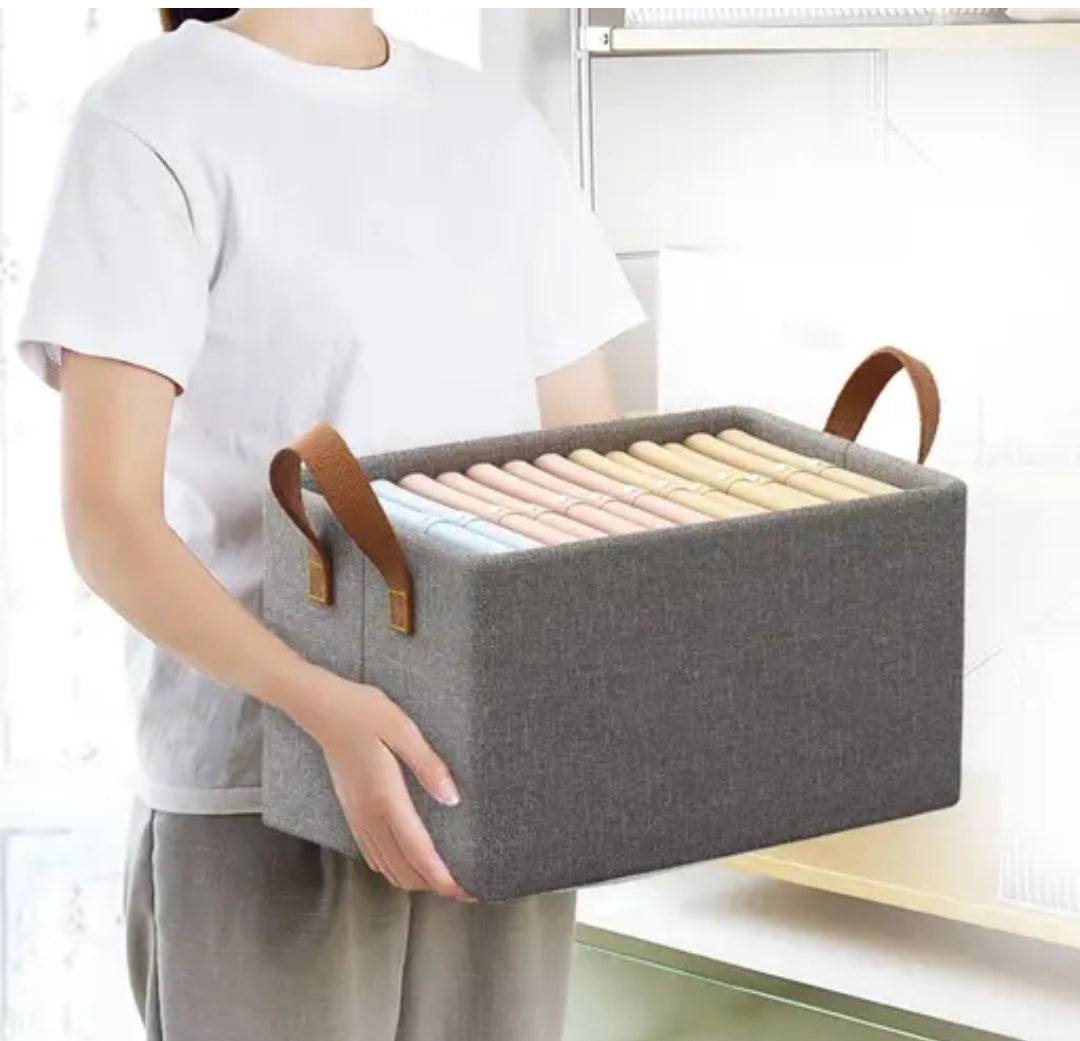 3-Pack Closet Organizer Boxes – Durable, Space-Saving Storage Solution