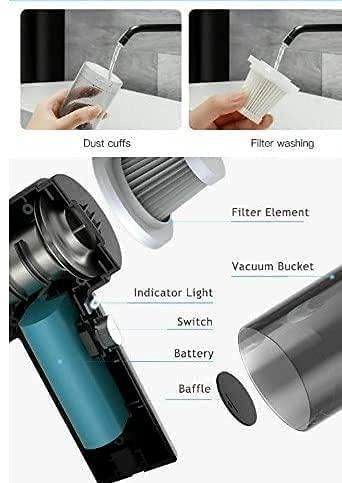 "Multi-Function Wireless Air Duster & Vacuum Cleaner"
