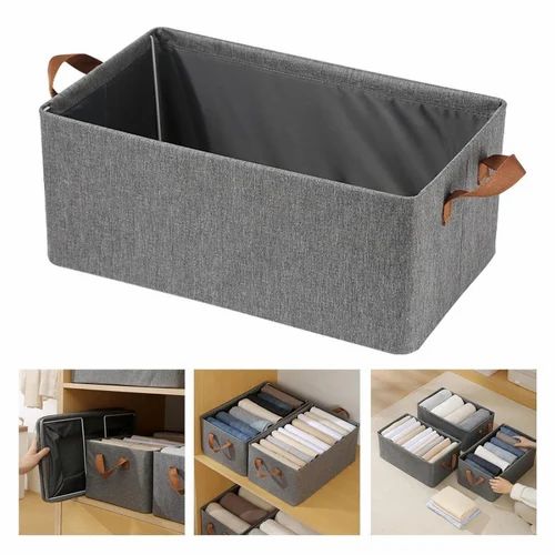 3-Pack Closet Organizer Boxes โ Durable, Space-Saving Storage Solution