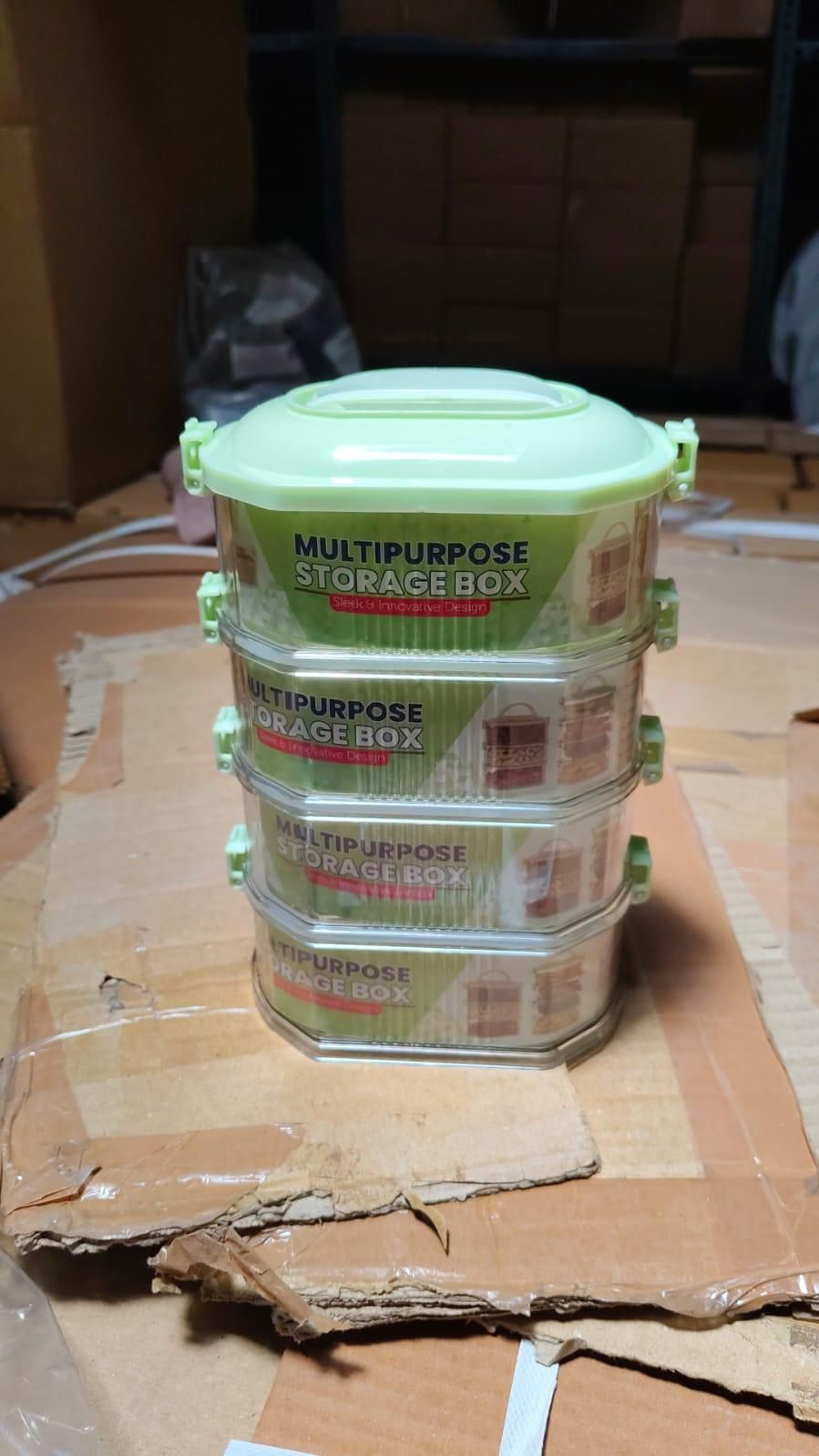 "Multi-Tiered Spice Organizer – 4 Layers (Single Pack)"