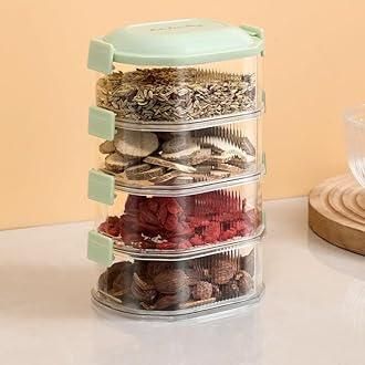 "Multi-Tiered Spice Organizer – 4 Layers (Single Pack)"