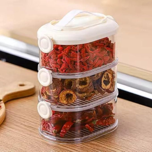 "Multi-Tiered Spice Organizer – 4 Layers (Single Pack)"