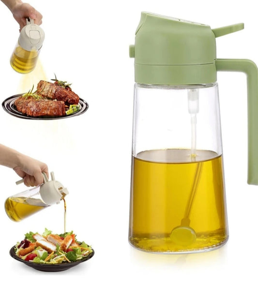 Flexi Oil Duo Bottle and glass Oil Dispenser