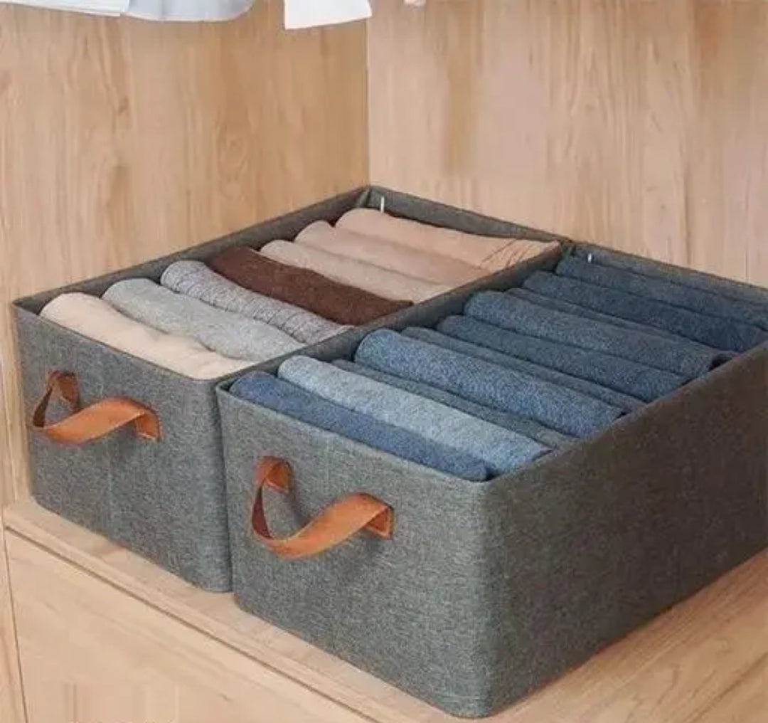 3-Pack Closet Organizer Boxes – Durable, Space-Saving Storage Solution
